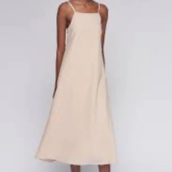 KOTN Seersucker Dress in Desert S - Picture 5 of 13